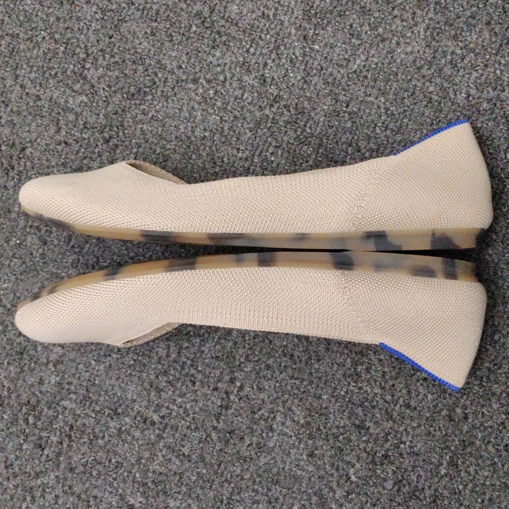 Rothys Ecru Round Toe Ballet Flats - Picture 5 of 13